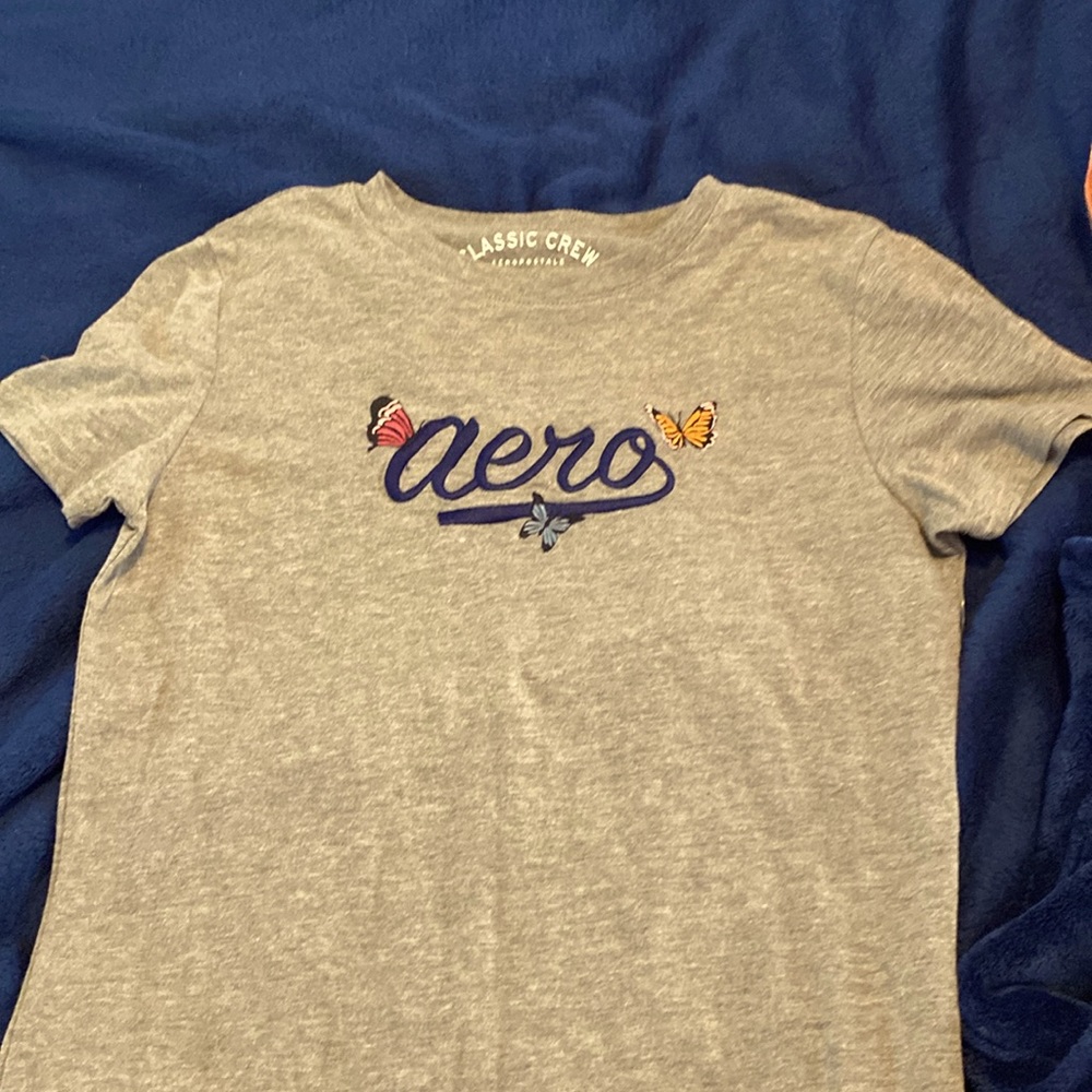 Grey Aeropostale Short Sleeve T-shirt